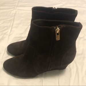 Brown Suede Antonio Melani Booties